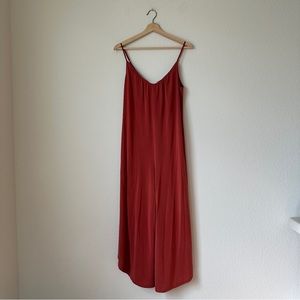 NWT Lush Wide Leg Flowy Jumpsuit in Spice